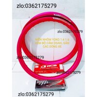 CẶP NIỀN NHÔM YOKO HỒNG 1.4 1.6.17  KÈM BỘ CĂM GẮN VỪA CÁC DÒNG XE , CÓ NHIỀU MÀU LỰA CHỌN  .