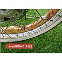 CẶP NIỀNG SIAM GOSHI BÓNG BẢN S TRƯỚC SAU 1.2 ,1.4 KÈM CAM CHO Wave Thái 110 ZIN THÁI