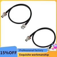 Cáp nối dài ăng-ten micro không dây 2ft với đầu nối BNC, 2 gói cho hệ thống giá đỡ