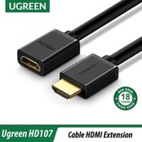 Cáp Nối Dài HDMI Cao Cấp | UGREEN HD107 Chính Hãng, Tăng chiều dài cáp HDMI không giật lag, độ phân giải lên đến 4K@60Hz
