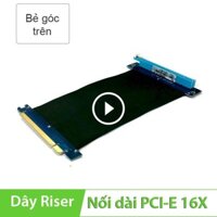 Cáp nối dài khe cắm PCI-Express 3.0 32Gbps 16X cho VGA card 20Cm bẻ góc trên (không cần cấp nguồn)