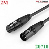 Cáp nối dài Microphone XLR 2m chính hãng Ugreen 20710 cao cấp