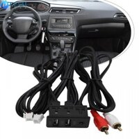 Cáp nối dài ô tô đa năng với cài đặt cắm và chạy cổng USB kép + AUX