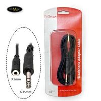 Cáp Nối Dài Tai Nghe Hosa MHE-310 | MHE-325 – 3.5mm TRS Cái Ra 6 Ly (1/4-inch) TRS Đực