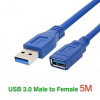 Cáp nối dài USB 3.0 Male to Female 5m USB Đực-Cái cho PC Laptop máy tính công nghiệp, máy in, Camera