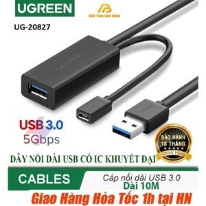 Cáp nối dài USB 3.0 Ugreen 20827