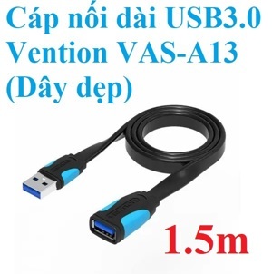 Cáp nối dài USB 3.0 Vention VAS-A13 1,5m