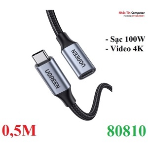 Cáp nối dài USB Type-C 3.1 Ugreen 80810