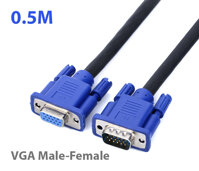 Cáp nối dài VGA Dsub 15Pin đực-cái 0.5M