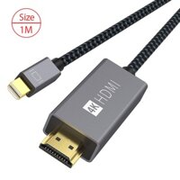 Cáp nối Macbook Air Surface ra HDMI MÁY CHIẾU TIVI, 1m. Chuyển Mini displayport Thunderbolt to HDMI Adapter màn hình LCD