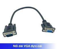 Cáp nối VGA đầu đực/ cái 1m