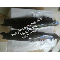 CẶP ỐP SƯỜN CHO XE SIRIUS FI MÀU XANH ĐEN