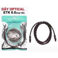 Cáp Optical 6.0 Zin dài 3m, Dây Audio quang Optical đường truyền chất lượng cao