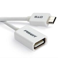 Cáp OTG cho điện thoại cổng Micro USB - PlSEN chính hãng