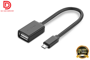 Cáp OTG Micro USB 2.0 dài 12cm Ugreen 10396
