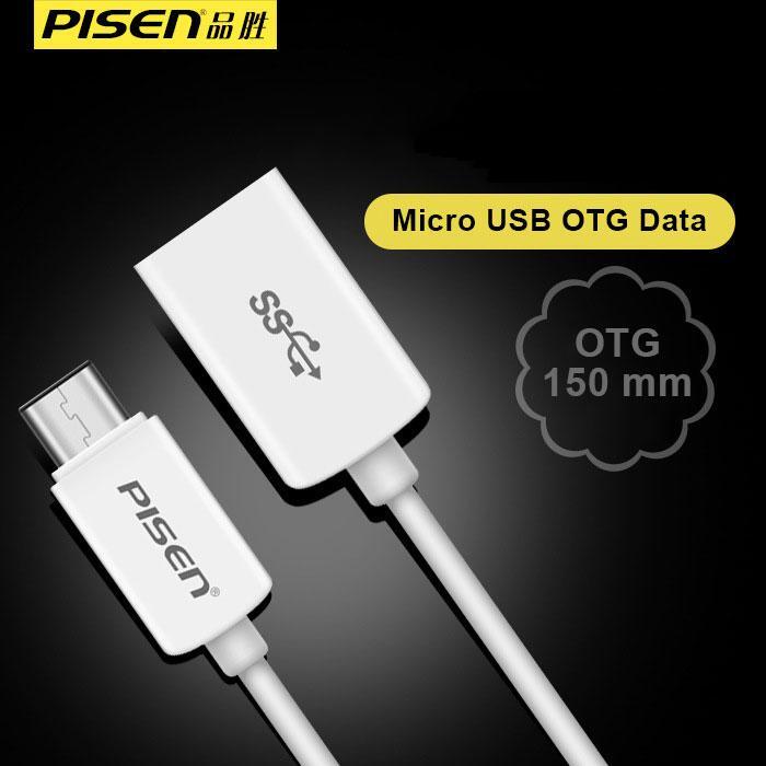 Cáp OTG Pisen chuyển đổi Micro USB ra USB