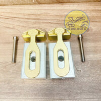 Cặp Pát tăng Sên + Nẹp gấp 3D cho Winner V1/Sonic/Raider/Satria lắp như zin màu vàng anode