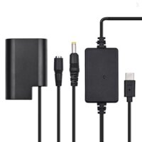 Cáp PD USB Type-C sang DMW-DCC12 Pin giả Bộ ghép DC DMW-BLF19 Thay thế cho Panasonic LUMIX DMC-GH3 DMC-GH4 DMC-GH3K DMC-GH4K DC-GH5 DC-G9