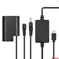 Cáp PD USB Type-C sang DMW-DCC12 Pin giả Bộ ghép DC DMW-BLF19 Thay thế cho Panasonic LUMIX DMC-GH3 DMC-GH4 DMC-GH3K DMC-GH4K DC-GH5 DC-G9