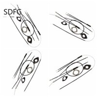 Cáp phanh xe đạp SDFG BMX, với cáp phanh hồi chuyển phía trước cánh quạt quay, phụ kiện xe đạp Đường phanh xe đạp bằng thép không gỉ chắc chắn tiêu chuẩn phía trên cho hệ thống con quay hồi chuyển