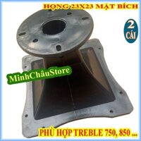 CẶP PHỄU LOA TREBLE KÈN 750 HỌNG VUÔNG 23X23CM - GIÁ 2 CÁI