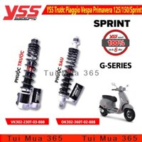 Cặp Phuộc Bình Dầu Trước và Sau YSS Piaggio Vespa Primavera 125/150/Sprint Black