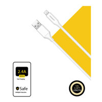 Cáp PISEN – Mr White Lightning USB-A 1m, trắng – Global, Model: AL05-1000(GLB)