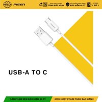 Cáp PISEN Mr White USB-A Ra Type-C Dài 1m, Sạc Nhanh 3A - Pisen Việt Nam Bảo Hành 24 Tháng