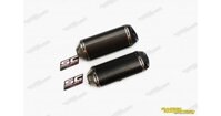 Cặp Pô SC Project SC1-M Carbon Slip On Ducaiti Hypermotard 950 (chính hãng)