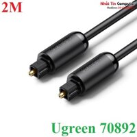 Cáp quang âm thanh Digital Optical Audio Toslink dài 2m Ugreen 70892 cao cấp