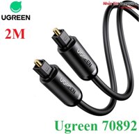 Cáp quang âm thanh Digital Optical Audio Toslink dài 2m Ugreen 70892 cao cấp