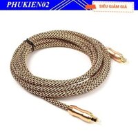 Cáp quang Cable ETK Toslink OPTICAL 10m và 15m Vàng