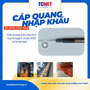 Cáp quang luồn ống 4 sợi GYXTW-SM-4B1