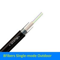 Cáp quang luồn ống 8 sợi, đơn mode, có lớp kẽm, chống gặm nhấm, côn trùng