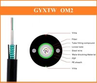 Cáp quang MULTIMODE 4FO OM2 50/125 (GYXTW-OM2-4A1a)