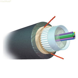 Cáp quang Outdoor 4FO Multimode OM3 COMMSCOPE 3-1427449-3