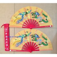 Cặp quạt tập dưỡng sinh cao cấp vàng