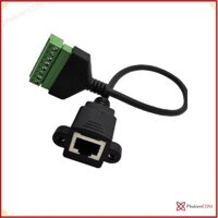 Cáp RJ45 Cái Female sang 8P8C Terminal Block bắt vít