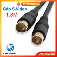 Cáp S-Video to S-Video 4pin, 1.8M hai đầu Svideo nối máy siêu âm nội soi với máy tính, Capture Card C725 USB Easycapture