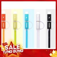 Cáp Sạc 2 Đầu iPhone / SamSung Cao Cấp