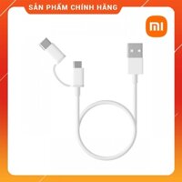 Cáp sạc 2 in 1 (Micro USB + Type C) 1 mét Xiaomi