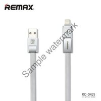 Cáp Sạc 2 in 1(Lighting + Micro) Remax RC-042t Khả Năng Sạc Nhanh Đèn Báo Khi Sạc Đầy