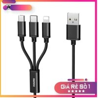 Cáp sạc 3 đầu REMAX RC 131th 3 trong 1 (Lighting, micro usb, type C)