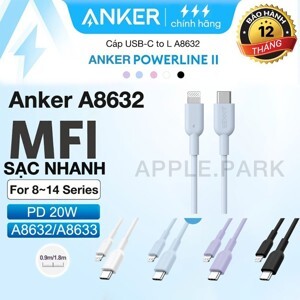 Cáp sạc Anker A8632