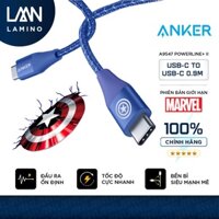 Cáp sạc ANKER PowerLine+ II USB-C to USB-C 2.0 (2 đầu Type) dài 0.9m Phiên bản Marvel - A9547 LAMINO