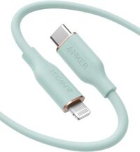 Cáp Sạc Anker PowerLine III Flow USB-C to Lightning A8663 - Hàng Chính Hãng - Mint Green - 1.8m