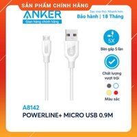 Cáp sạc ANKER PowerLine+ Micro USB dài 0.9m - A8142
