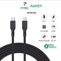 Cáp Sạc Aukey CB-KCC102 Bọc Dù Lõi Kevlar 1.8m Siêu Bền