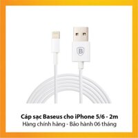 Cáp sạc Baseus cho iPhone 5/6 dài 2m - Hàng chính hãng - Bảo hành 6 tháng