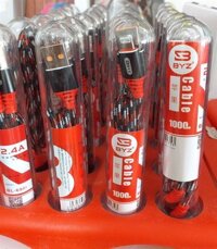 Cáp Sạc BYZ Ống Mica Tròn Iphone (sl20-1/50-2/100-4)